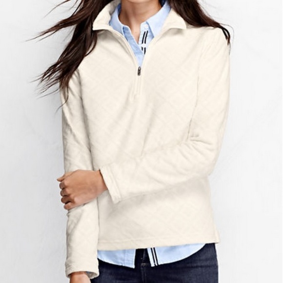 lands end fleece half zip
